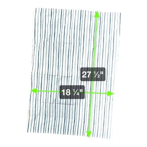 Circo Striped Kids Bedsheet Set Blue Toddler Crib Fitted Flat Sheet Pillowcase - Picture 10 of 10